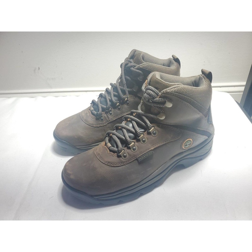 TIMBERLAND Women's White Ledge Mid Waterproof Hiking or Work Boots Sz 8.5
